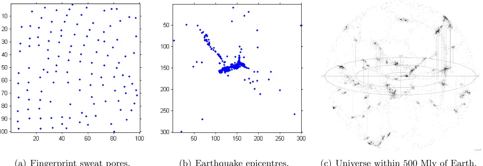 Figure 1: (a) Fingerprint data extracted from a portion of ﬁngerprint a002-5 from NIST SpecialDatabase 30 (Watson, 2001)