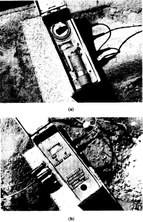 Figure 5–Water sensor station controllers: (a) single station with amechanical timer and (b) dual station.