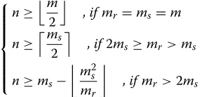 Table 2 Minimal value n for a JNCC with constant nur = nto maintain its capability to achieve full diversity