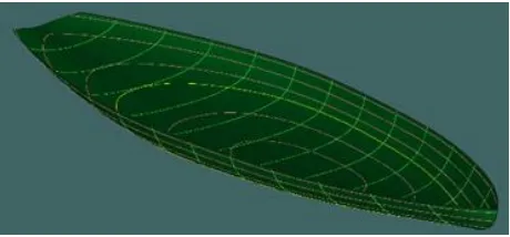 Figure 11: Surface Generated and fitted to point cloud 