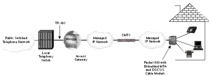 Figure 11-8: Full-Feature Telephony via IP Access to a Circuit Switch
