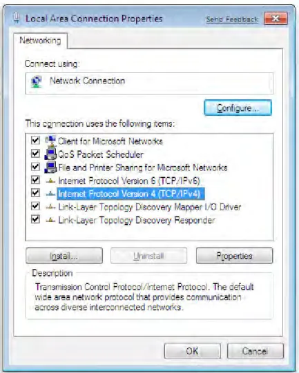 Figure 12. Local Area Network Connection Properties Dialog Box 