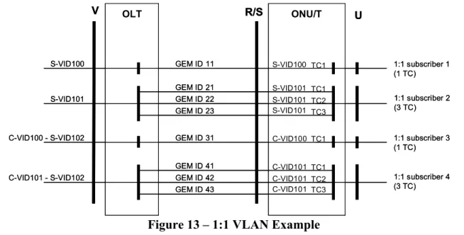 Figure 13 – 1:1 VLAN Example