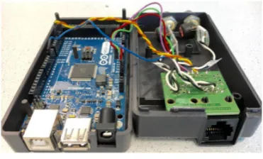 Figure 2.2: The PICO boards that are used in all the elements of the robot. There is room for connecting twomotors, two sensor as well as the power and communication bus