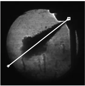 Figure   4.4   :   a.   Raw   and   binary   images   of   the   diesel   spray   (penetration   study)   [Morgan   et   al