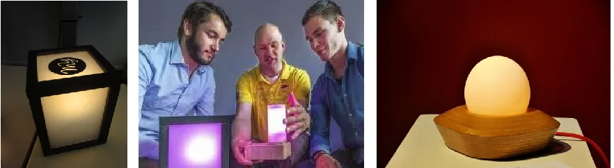 Figure 1 shows the first three MyDayLight prototypes in subsequent order. Figure 2 