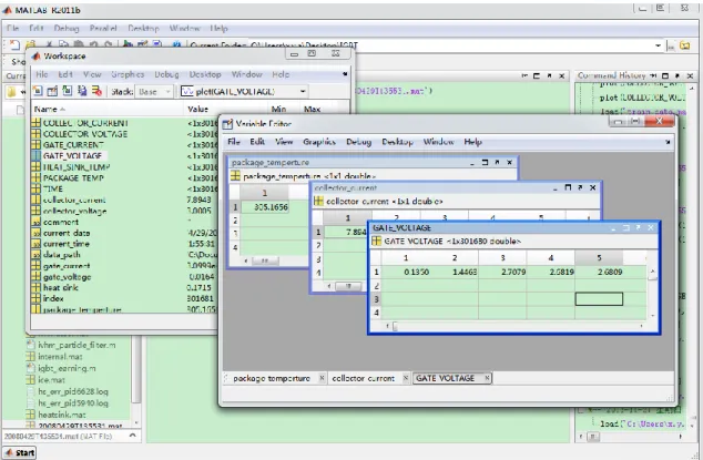 Figure 4-6 Matlab structure array 