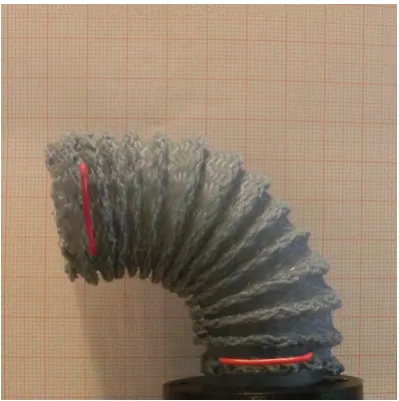 Figure 1.1: Soft actuator module bending