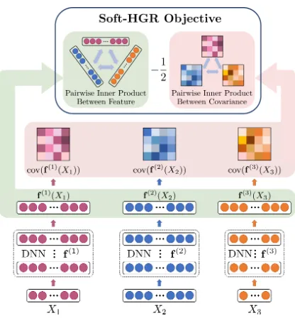 Figure 1: Architecture of Soft-HGR