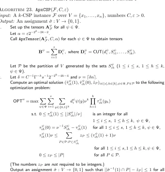 Fig. 3. Pseudocode for ApxCSP  .