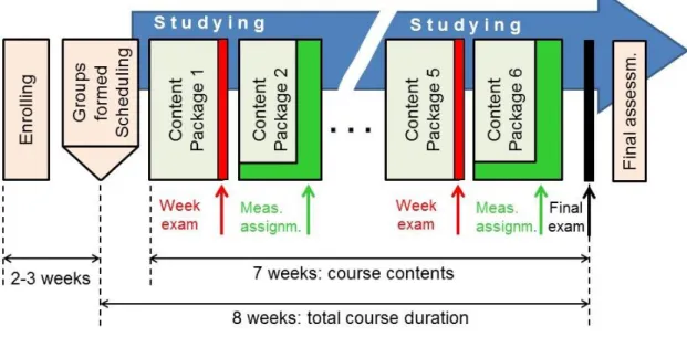 Fig. 1. Schedule for course entities. 