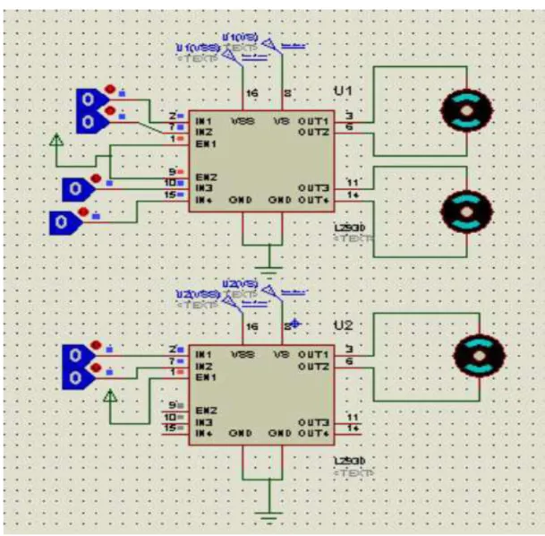 Fig. 1 Control circuitry for arm control 