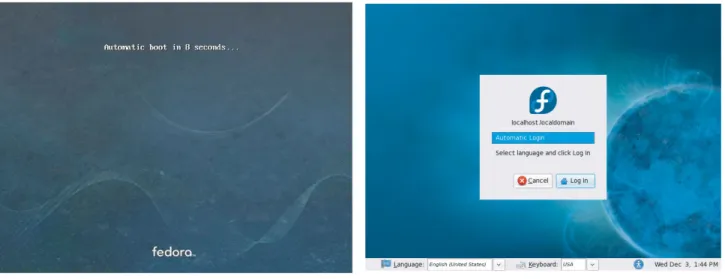 Figure 6: Fedora Screens