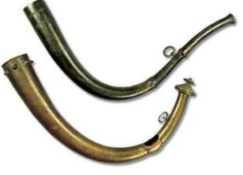 Figure 1.2: Two late Bronze-Age horns, dated 800-600 BC11