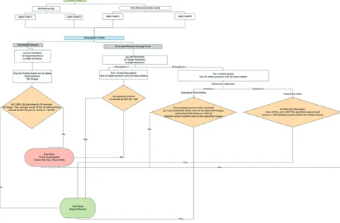 Fig. 3: Schematic flowchart for dissolution profile test