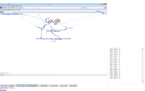 Fig. 4. Simple heatmap for google.com website created with JavaScript heatmap ge- ge-nerator