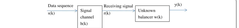 Figure 1 Unknown signal channel and balancer connected in cascade.