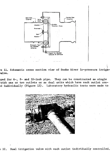 Figure 12. Dual irrigation valve with each outlet individually controlled.