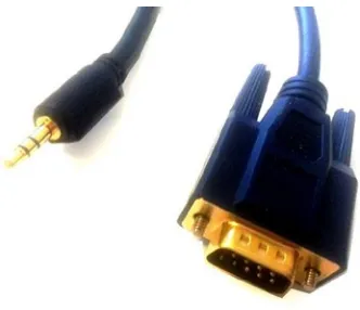 Figure 1-15. Cable converter RS-232 female connector-to-micro USB 2.0