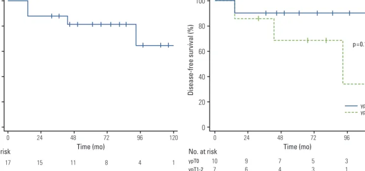 Table 3. Characteristics of patients who experienced disease recurrence