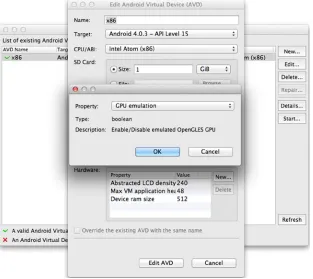 Figure 6-25. GPU Emulation Option