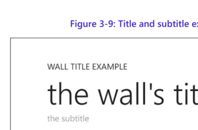 Figure 3-9: Title and subtitle example 