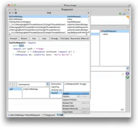 Figure 2-4Using the debugger to navigate execution