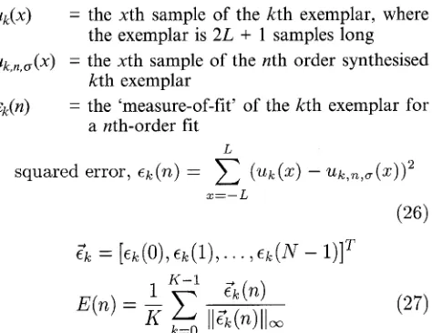 Fig. 8). smallest value of quality is modified such that the order is chosen as the Since this tends to occur for large n, the ine- n that satisfies, E(n) 2 E ,  for a pre- 
