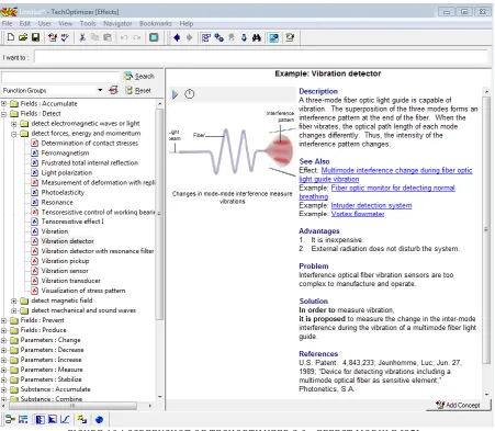 FIGURE 10 | SCREENSHOT OF TECHOPTIMIZER 3.0 - EFFECT MODULE [25] 