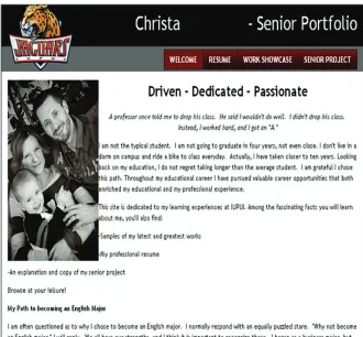 Figure 3. Webfolio Screen Shot 2.