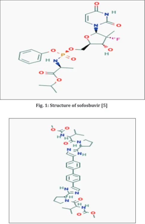 Fig. 1: Structure of sofosbuvir [5]