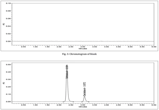 Fig. 3: Chromatogram of blank