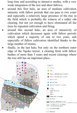 Figure 3 Mapping of inventoried agroforestry types