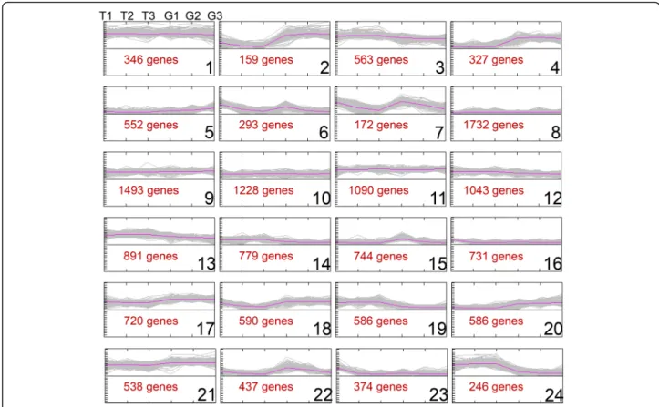 Fig. 4 Co-expression analysis of the complete set of BBHs showing expression in at least one tissue/stage