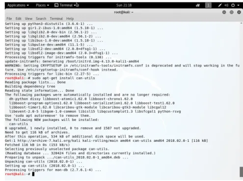 Figure 1: After installing LibSDL and CAN Utilities software dependencies, we  can download and install the ICSim software from OpenGarages.org