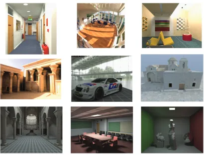 Figure 1.1: High-ﬁdelity rendering examples
