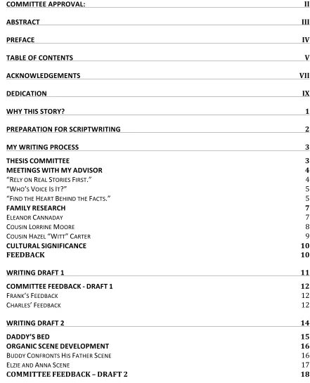 TABLE  OF  CONTENTS   