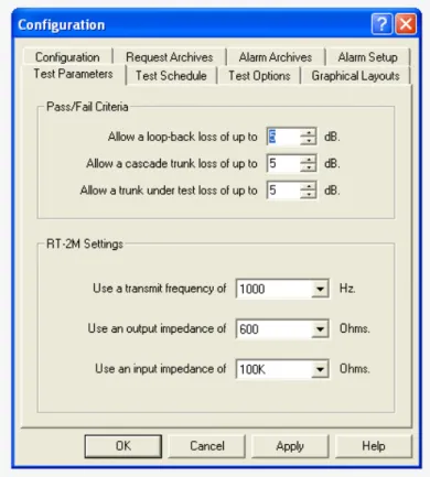 FIGURE 7. Test Parameters Tab