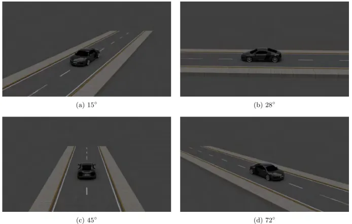Figure 3.1: Audi Spin Dataset – 3D rendering of an Audi R8 at different angles of rotation