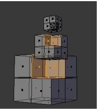 Fig. 1 Octree subdivision surface 