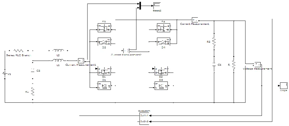 Figure 4 is the Boost model simulation model. 