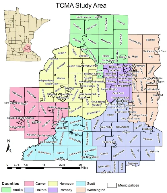 Figure 1.1: Study area overview map. 