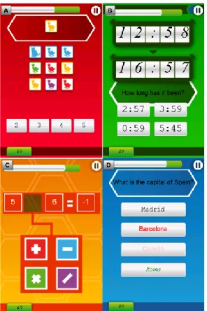 Fig. 20. Trivial game developed with the Gade4all tool 