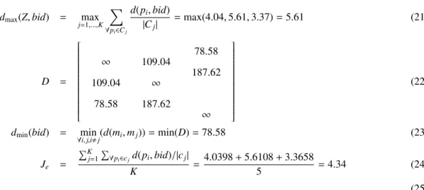 Table 1 also shows the numbers of mental searches assigned for each bid, which were randomly drawn from [M l , M h ] = [2; 10].