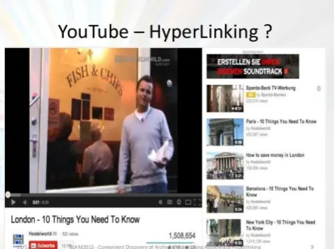 Figure 3: Video Hyperlinking scenario. Source: TRECVid 2017 task page 