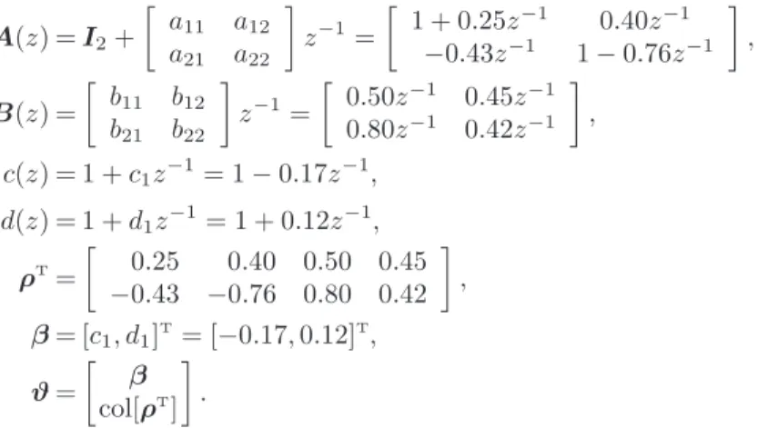 Table 3: The M-GESG estimates and errors
