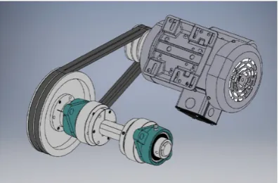 Figure 2.Figure 2. Plastic cutting system design of the open source waste plastic granulator