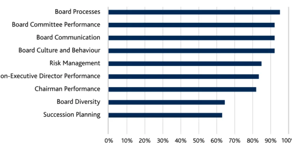 Figure 8: Areas within the scope of board evaluation 