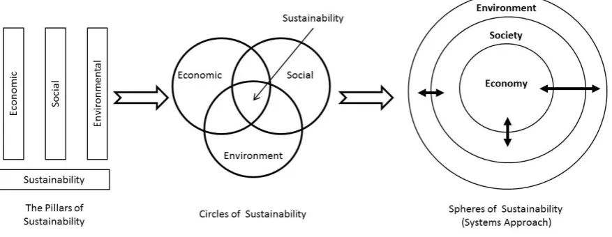 Figure 1 - The evolution of sustainability schema. 