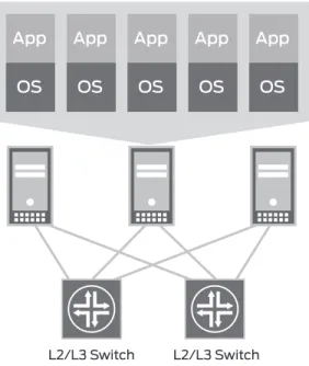 Figure 7:  Virtualized server infrastructure